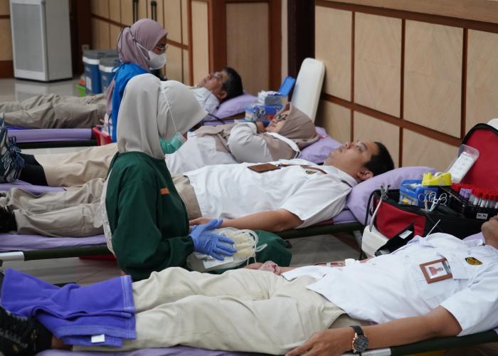Tingkatkan Kesehatan dan Kepedulian, Poliklinik Ditjen Gatrik Gelar Aksi Donor Darah - Gambar 3