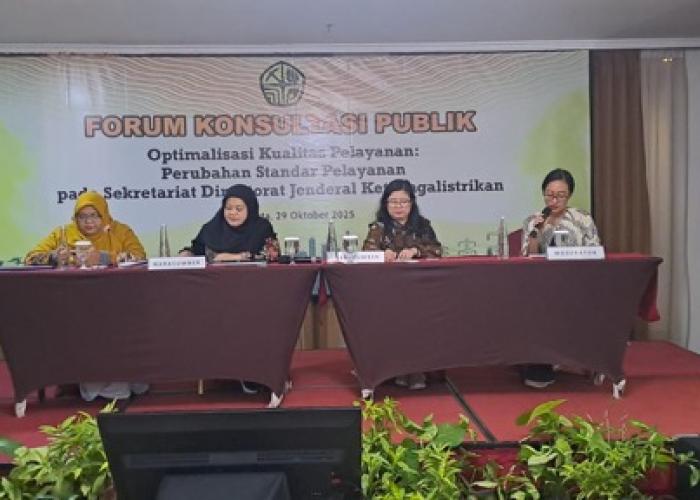 Ubah Standar Pelayanan, Ditjen Gatrik Selenggarakan Forum Konsultasi Publik - Gambar 3
