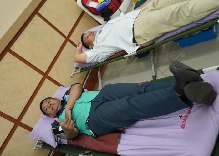 Tingkatkan Kesehatan dan Kepedulian, Poliklinik Ditjen Gatrik Gelar Aksi Donor Darah - Gambar 2