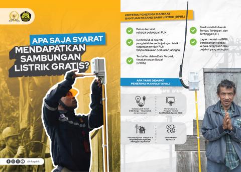 Ini Syarat Mendapatkan Sambungan Listrik Gratis