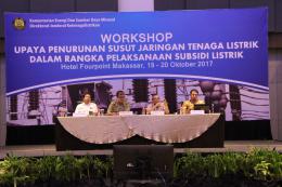 Dorong Efisiensi Penyediaan Tenaga Listrik, Ditjen Gatrik Gelar Workshop Upaya Penurunan Susut Jaringan