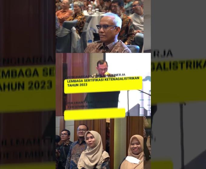 Penghargaan Kinerja Lembaga Sertifikasi Ketenagalistrikan 2023