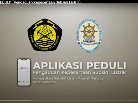 Aplikasi “PEDULI” (Pengaduan Kepesertaan Subsidi Listrik)
