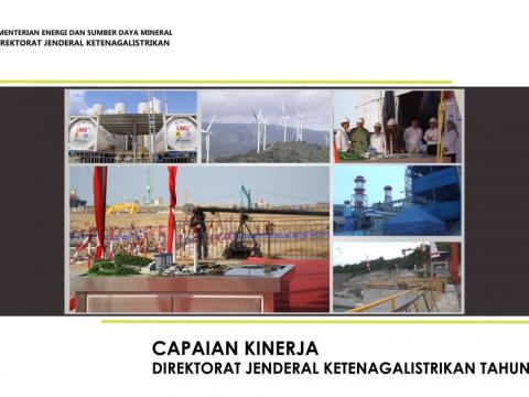 CAPAIAN KINERJA SUB SEKTOR KETENAGALISTRIKAN TAHUN 2018