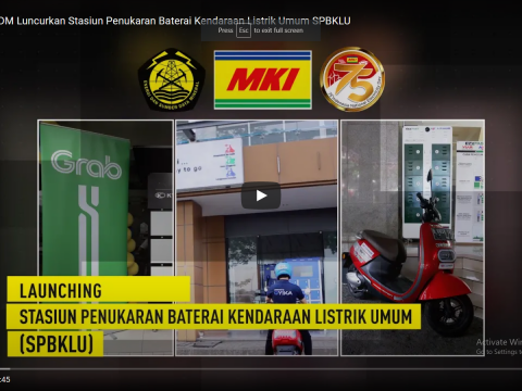 Menteri ESDM Luncurkan Stasiun Penukaran Baterai Kendaraan Listrik Umum SPBKLU
