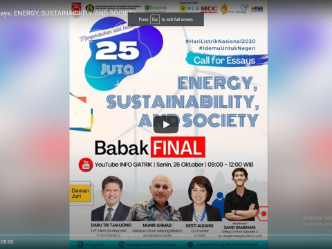 Call for Essays: ENERGY, SUSTAINABILITY, AND SOCIETY