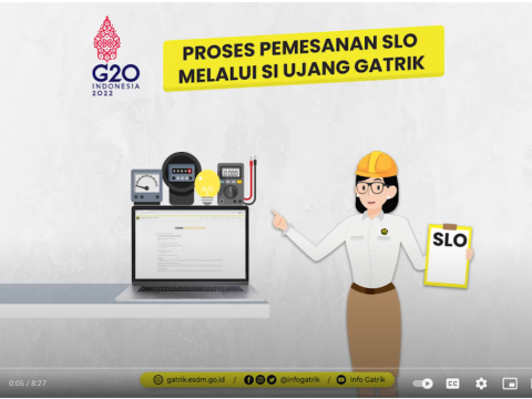 Video tutorial proses pemesanan SLO melalui SI UJANG Gatrik