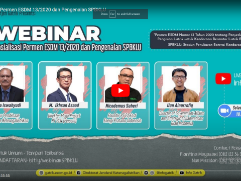 Sosialisasi Permen ESDM 13/2020 dan Pengenalan SPBKLU