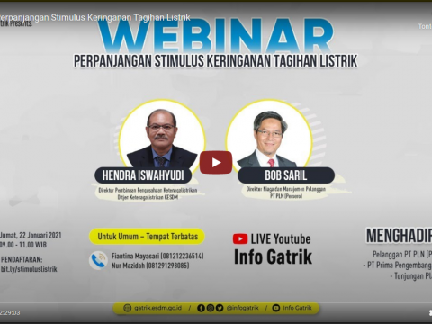 Webinar Perpanjangan Stimulus Keringanan Tagihan Listrik