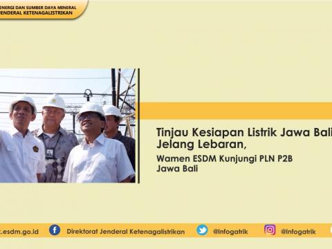 Tinjau Kesiapan Listrik Jawa Bali Jelang Lebaran, Wamen ESDM Kunjungi PLN P2B Jawa Bali