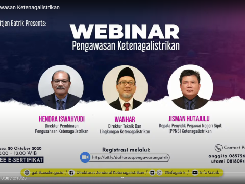Webinar Pengawasan Ketenagalistrikan