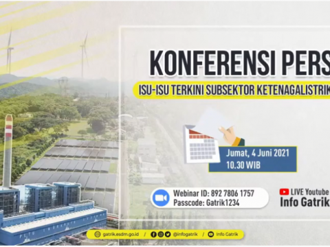 Konferensi Pers Isu-Isu Terkini Subsektor Ketenagalistrikan