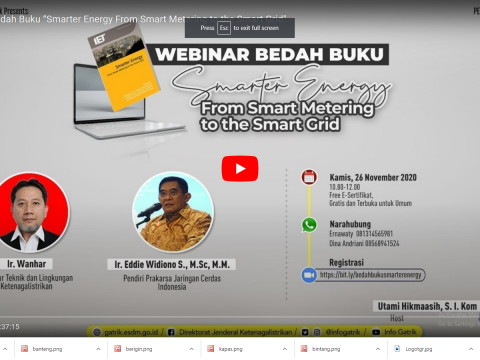 Webinar Bedah Buku “Smarter Energy From Smart Metering to the Smart Grid