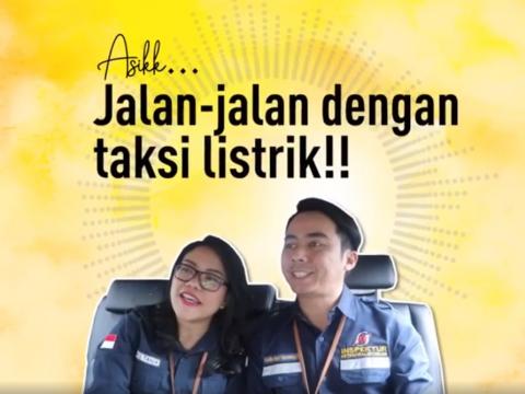 Asikk.. Jalan-jalan dengan mobil listrik!!