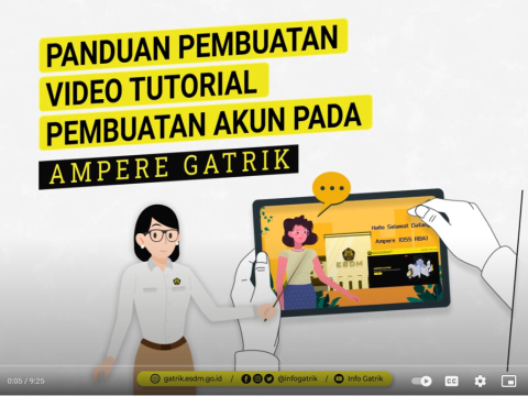 Video Tutorial Cara Membuat Akun Pelaporan Pada Ampere Gatrik